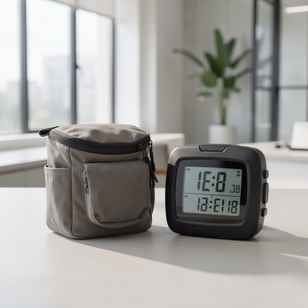 Kamp aletlerinin yanına bırakılmış outdoor spor saati