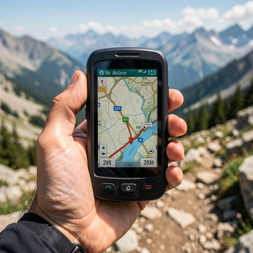 Kompakt Garmin handheld GPS navigasyon cihazı dağ trekking için