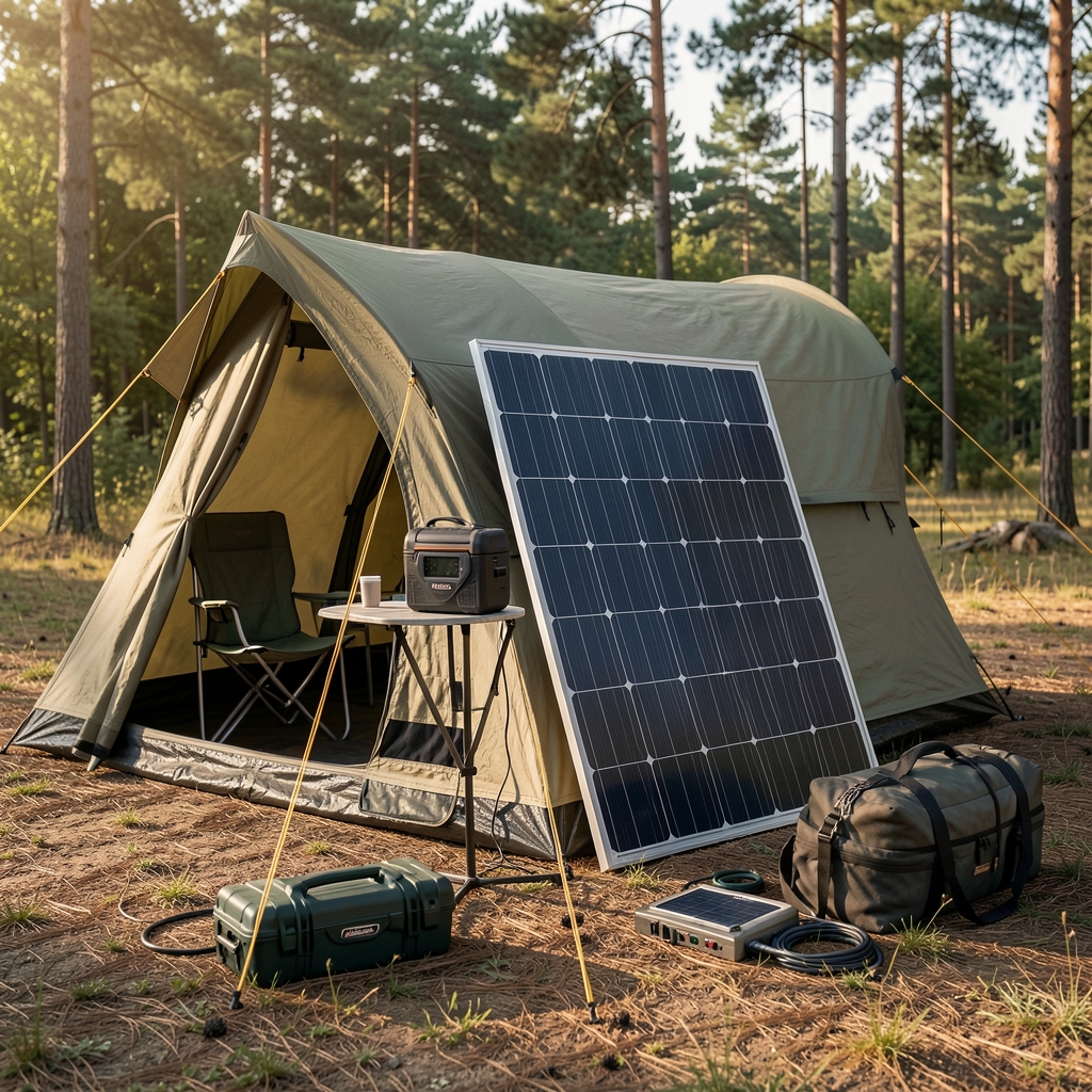 Goal Zero katlanabilir monokristal solar şarj paneli kamp ekipmanları ile